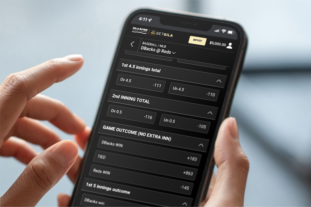 Sports betting on mobile device