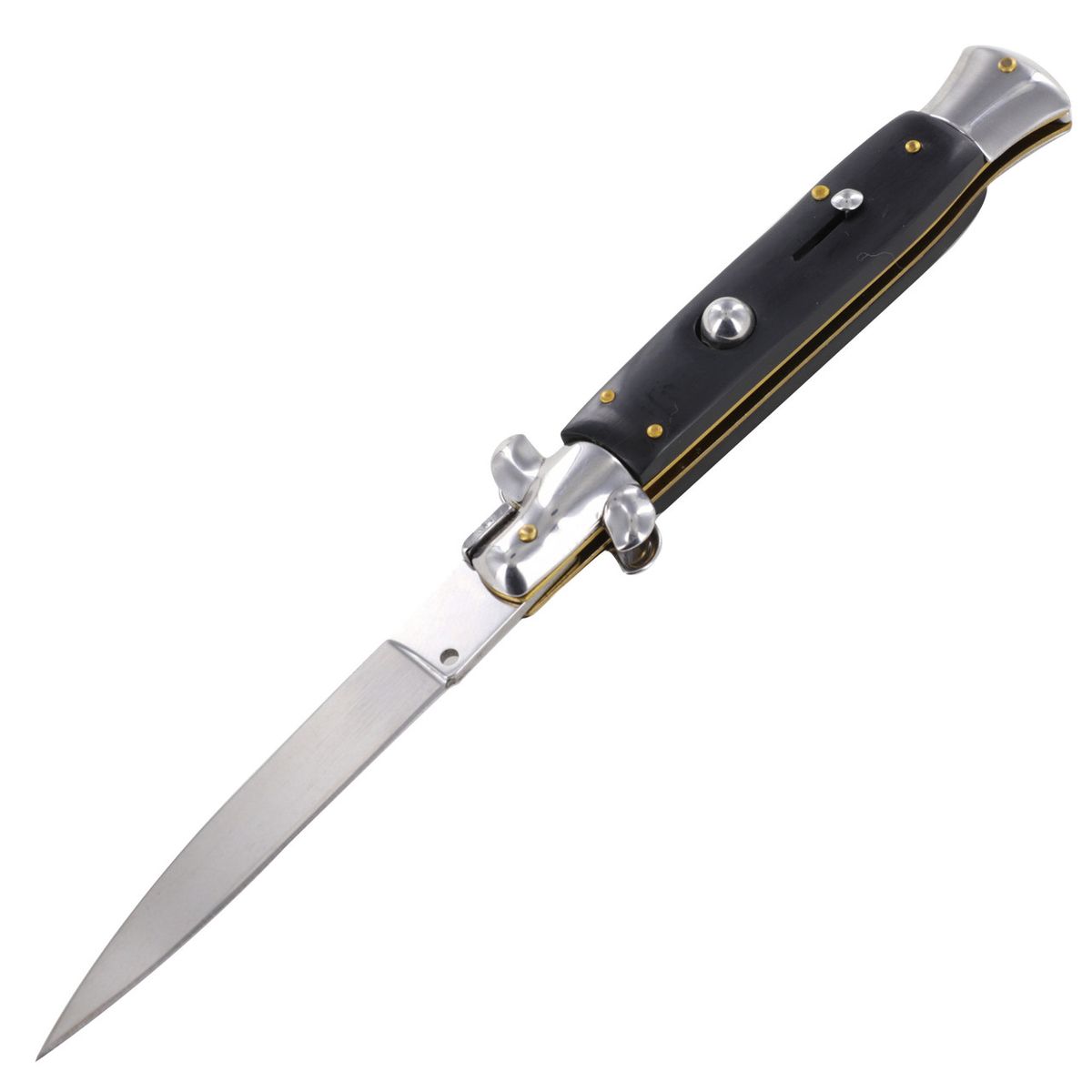 Folding switchblade knife